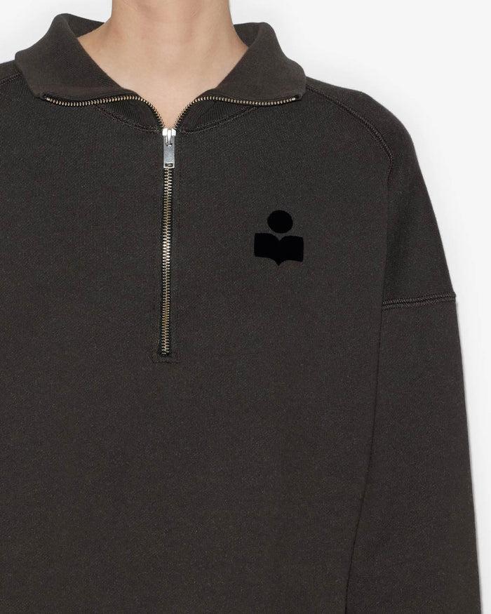 Isabel Marant Sweatshirt Ross Femme Noir Délavé