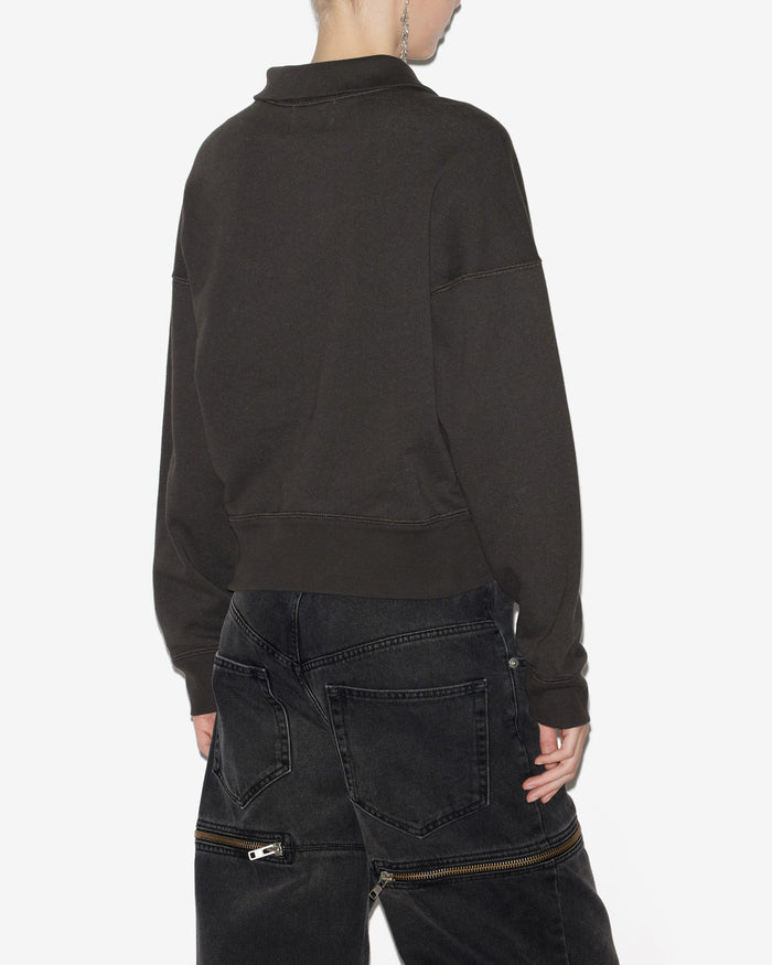 Isabel Marant Sweatshirt Ross Femme Noir Délavé