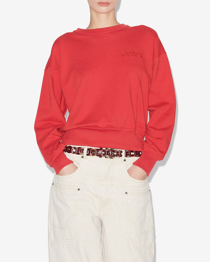 Isabel Marant SWEATSHIRT SHAD Femme Rouge