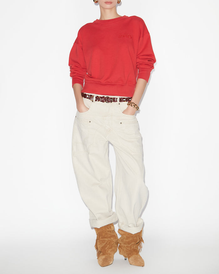isabel marant SWEATSHIRT SHAD Femme rouge