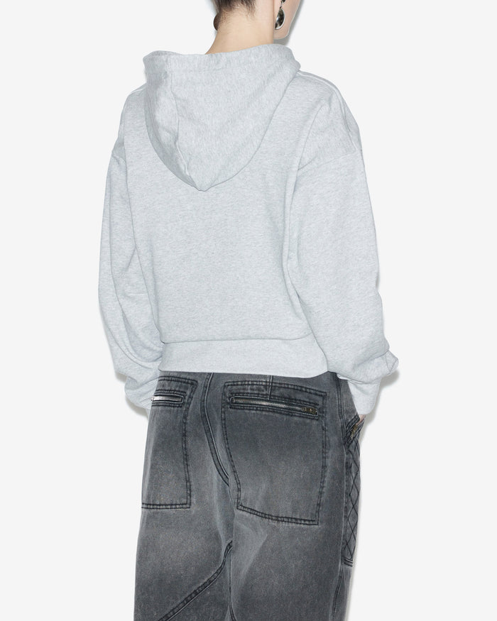 Isabel Marant Sweatshirt Sylla à Logo Femme Gris