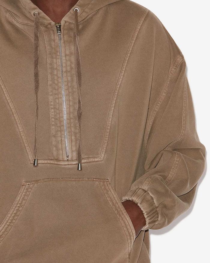 Isabel Marant SWEATSHIRT YANIS Homme Kaki