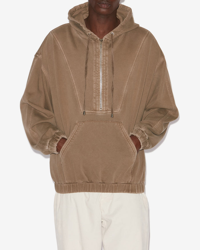 Isabel Marant SWEATSHIRT YANIS Homme Kaki