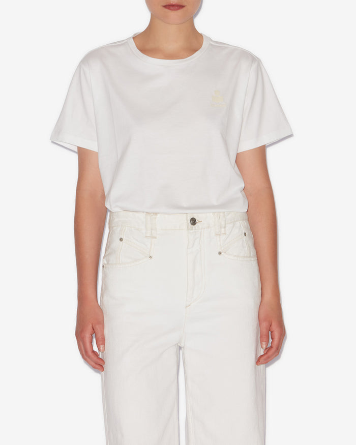 Isabel Marant T-Shirt Aby Femme Blanc