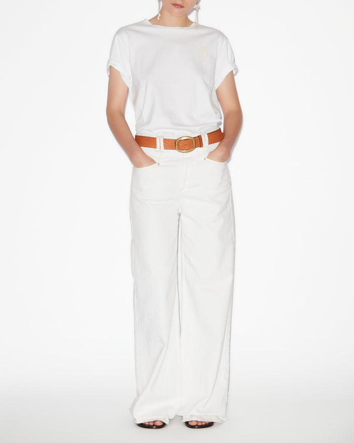 isabel marant T-Shirt Aby Femme blanc