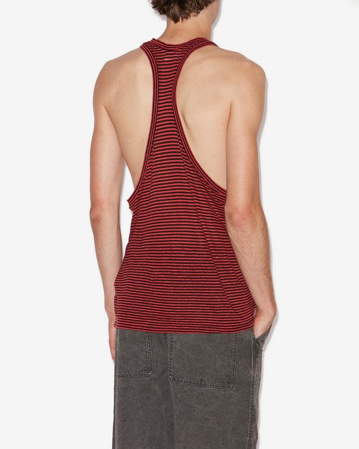 Isabel Marant T-SHIRT DARIUS Homme Rouge