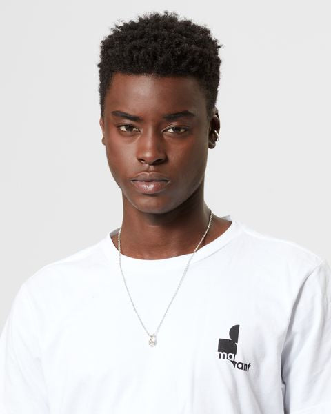 Isabel Marant T-Shirt Et Logo Zafferh Homme Blanc