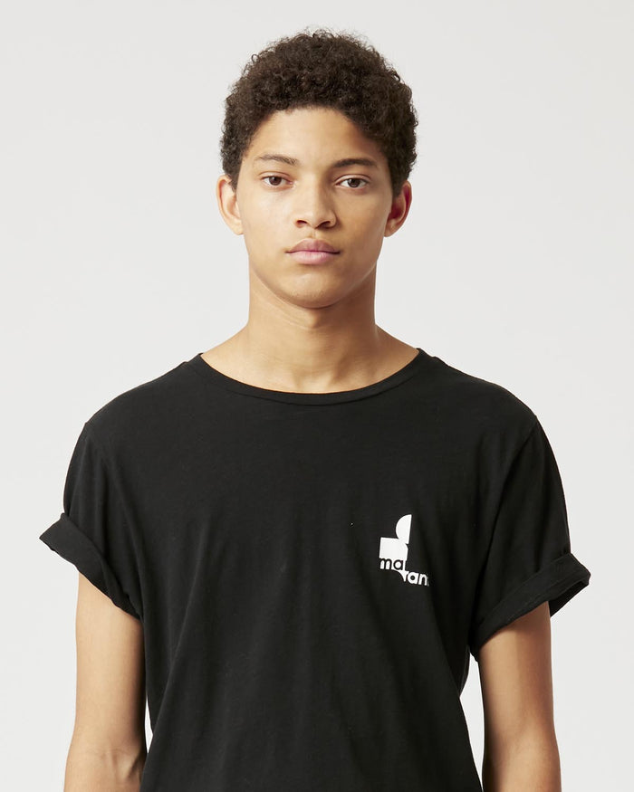 Isabel Marant T-Shirt Et Logo Zafferh Homme Noir