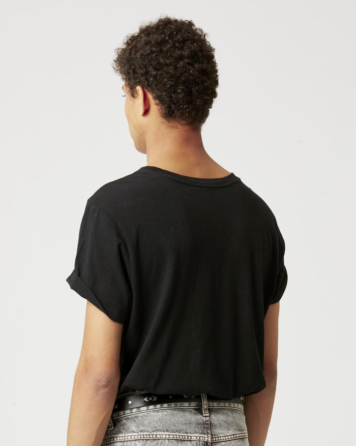 Isabel Marant T-Shirt Et Logo Zafferh Homme Noir