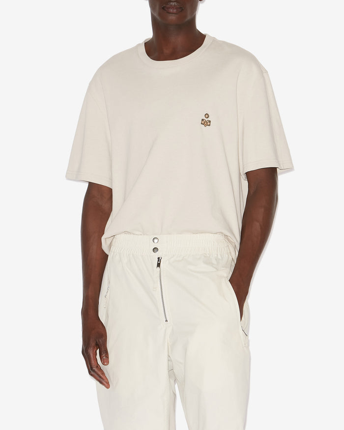 Isabel Marant T-SHIRT HUGO Homme écru