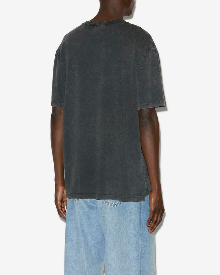 Isabel Marant T-SHIRT HUGO Homme Noir Délavé