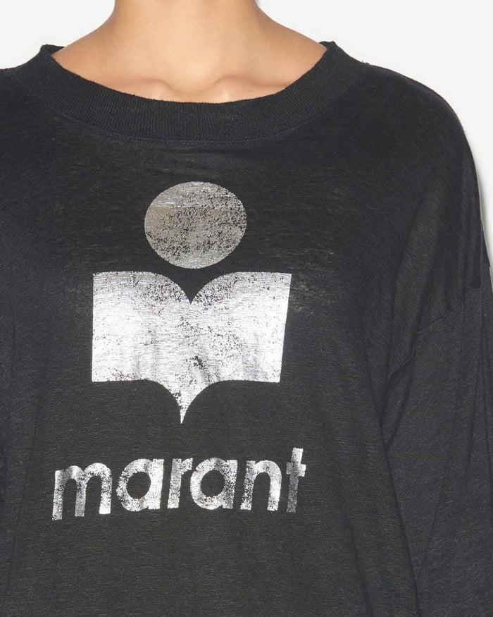Isabel Marant T-Shirt Klowia Femme Noir