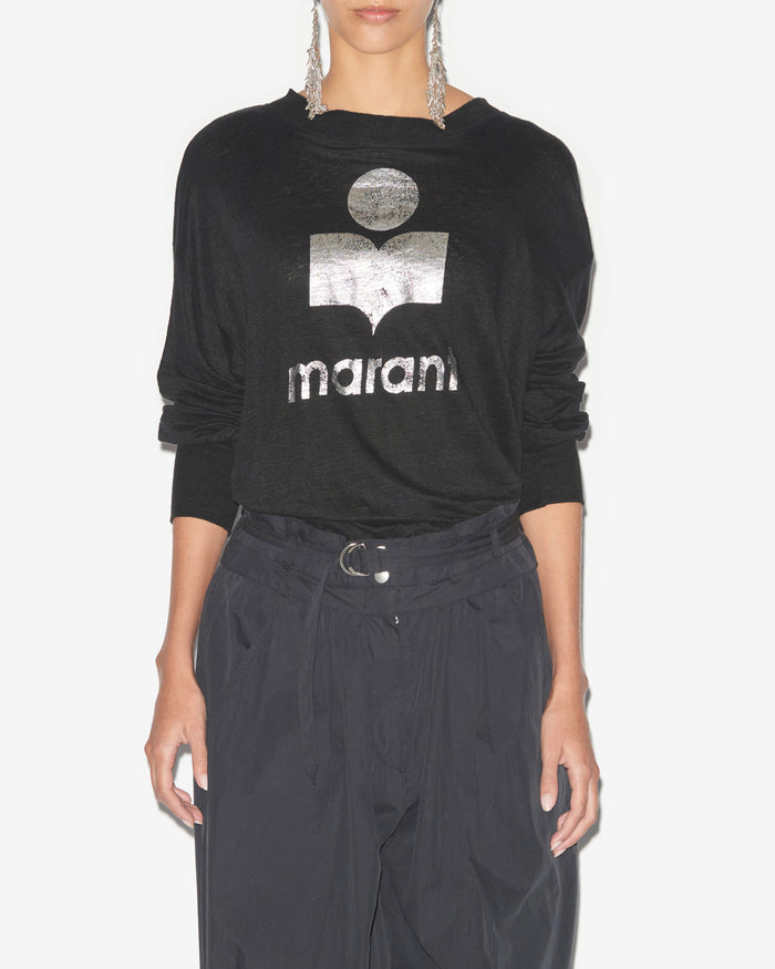 Isabel Marant T-Shirt Klowia Femme Noir