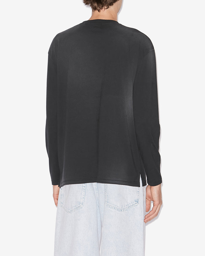 Isabel Marant T-SHIRT LEILOHA Homme Noir Délavé
