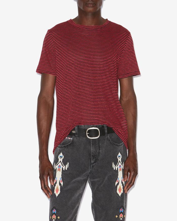 Isabel Marant T-SHIRT LEON Homme Rouge