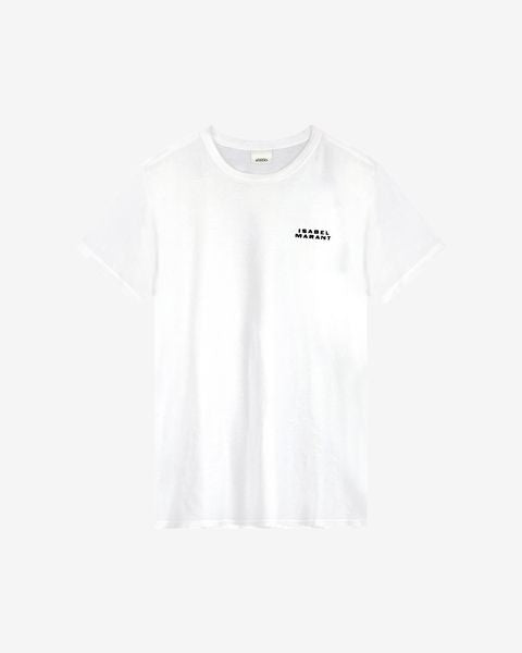 Isabel Marant T-Shirt Logo Vidal Femme Blanc