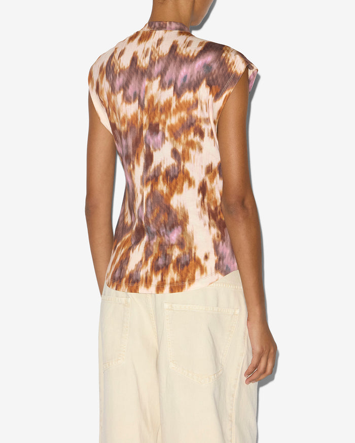 Isabel Marant T-SHIRT NAYDA Femme écru-ocre