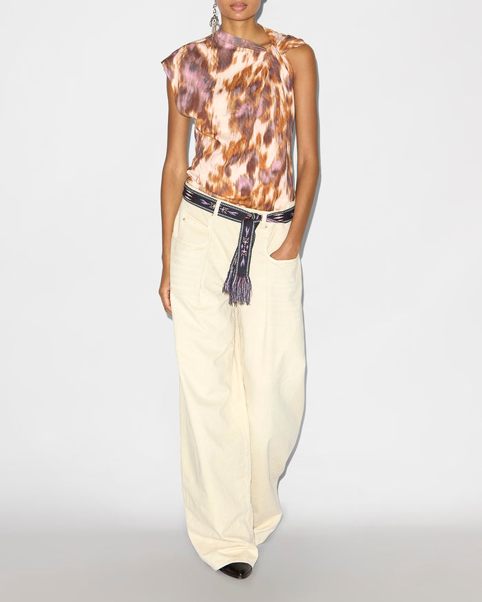 isabel marant T-SHIRT NAYDA Femme écru-ocre