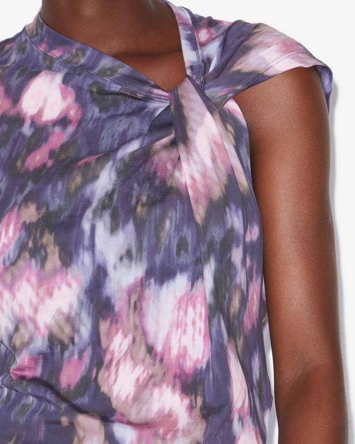 Isabel Marant T-SHIRT NAYDA Femme Violet-lilas