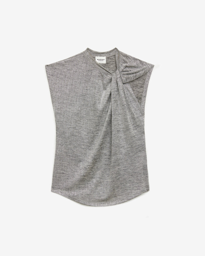 isabel marant T-shirt Naylor Femme gris-argenté