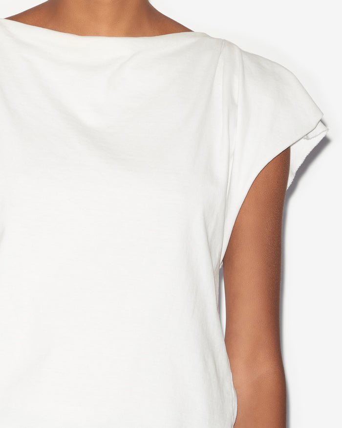 Isabel Marant T-Shirt Sebani Femme Blanc