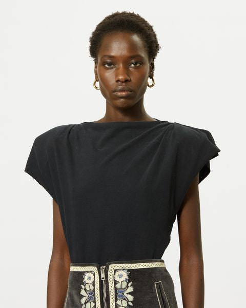 Isabel Marant T-Shirt Sebani Femme Noir
