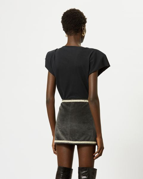 Isabel Marant T-Shirt Sebani Femme Noir