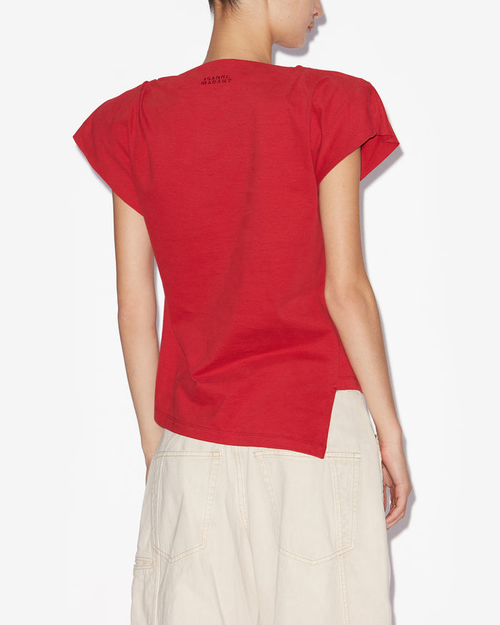 Isabel Marant T-SHIRT SEBANI Femme Rouge