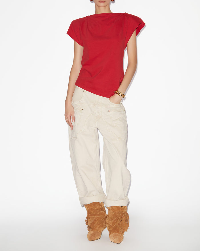 isabel marant T-SHIRT SEBANI Femme rouge