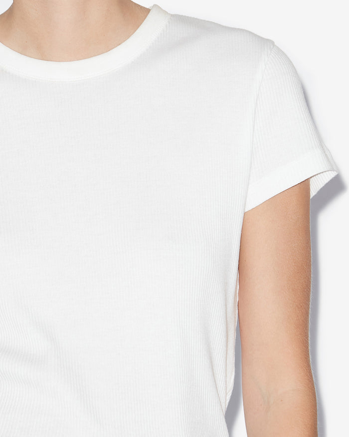 Isabel Marant T-SHIRT TAOMI Femme Blanc
