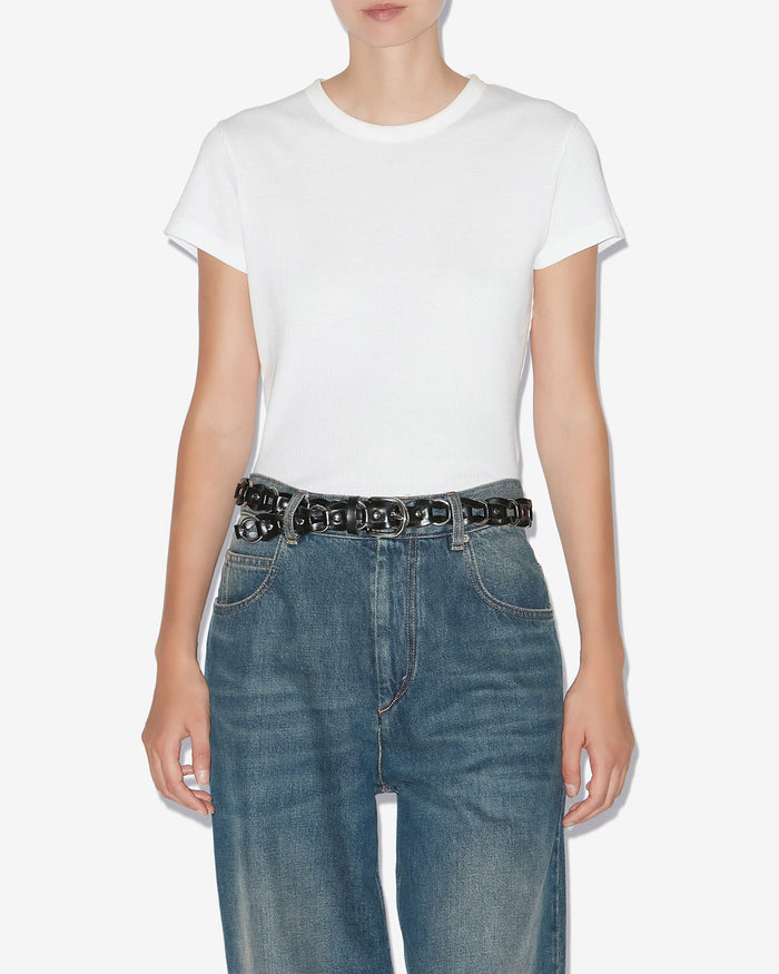 Isabel Marant T-SHIRT TAOMI Femme Blanc