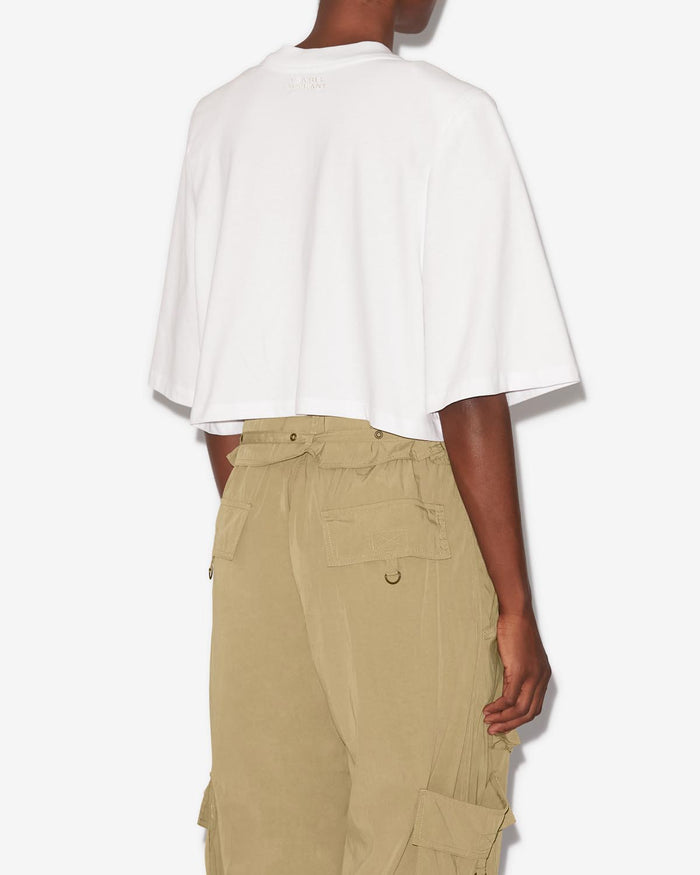 Isabel Marant T-Shirt Zaely Femme Blanc