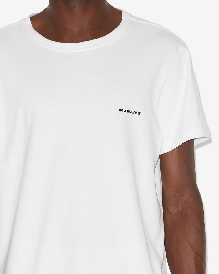 Isabel Marant T-Shirt Zafferh Homme Blanc