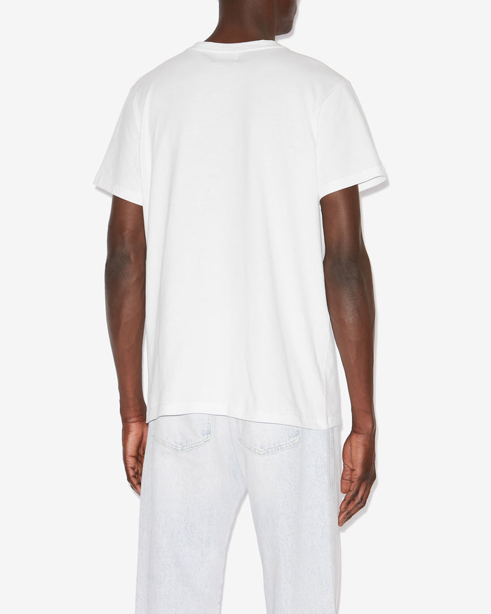 Isabel Marant T-Shirt Zafferh Homme Blanc