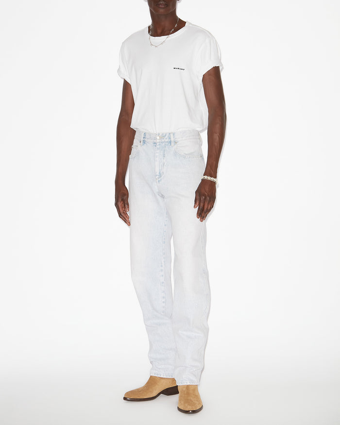 isabel marant T-Shirt Zafferh Homme blanc