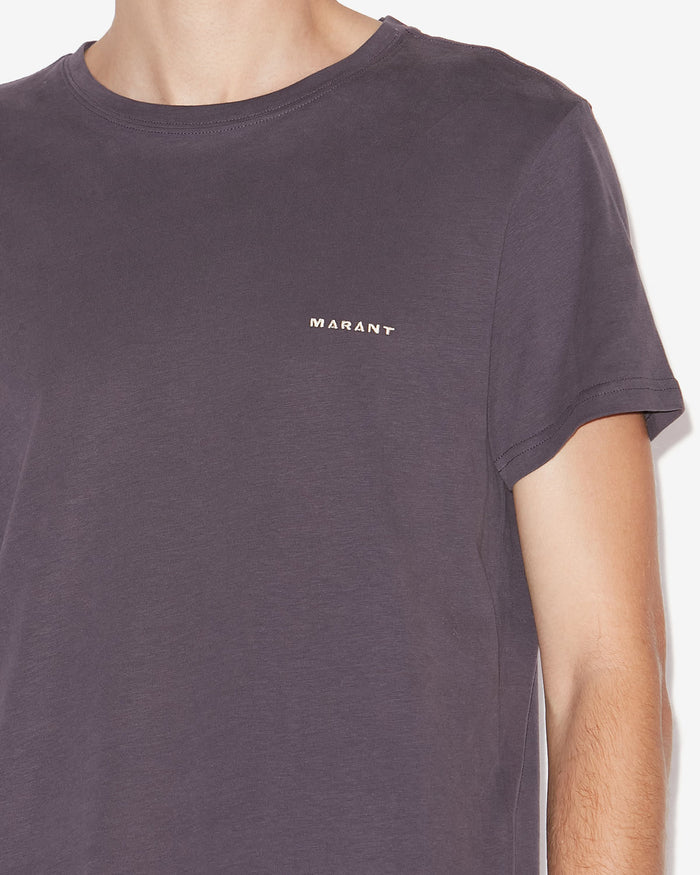 Isabel Marant T-Shirt Zafferh Homme Bleu Nuit