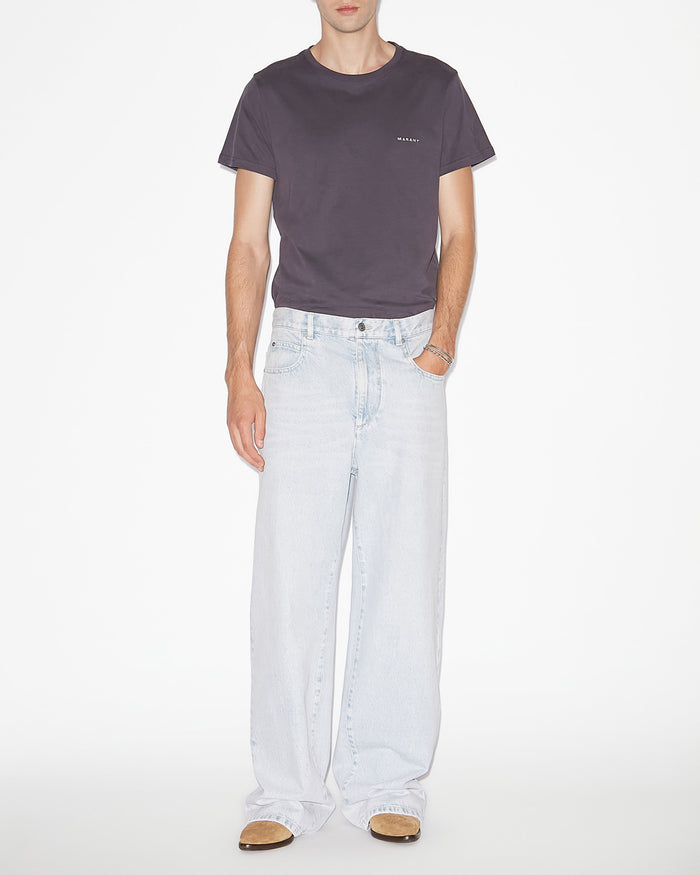 isabel marant T-Shirt Zafferh Homme bleu nuit