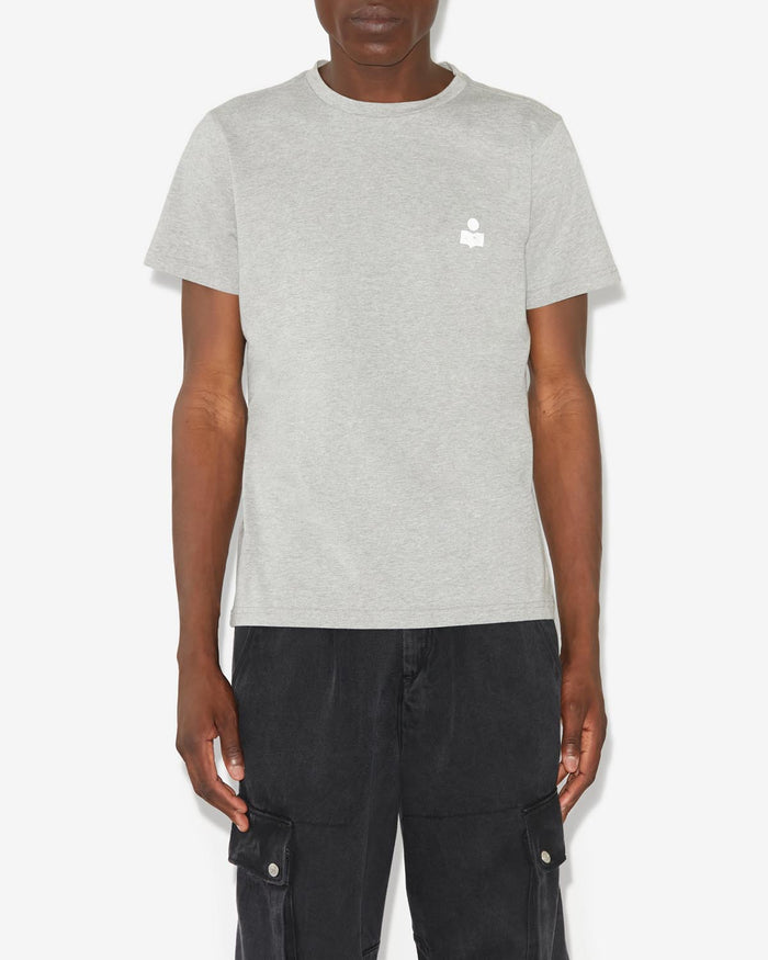 Isabel Marant T-Shirt Zafferh Homme écru Et Gris