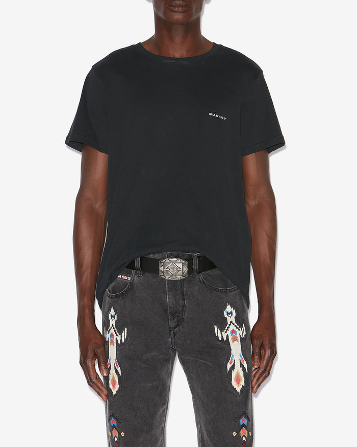 Isabel Marant T-Shirt Zafferh Homme Noir