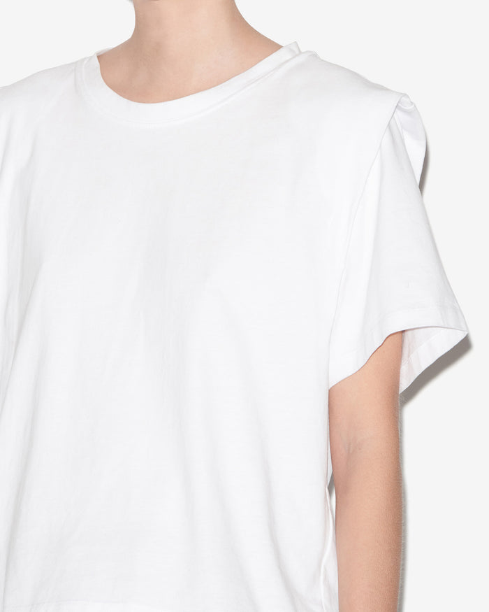 Isabel Marant T-Shirt Zelitos Femme Blanc