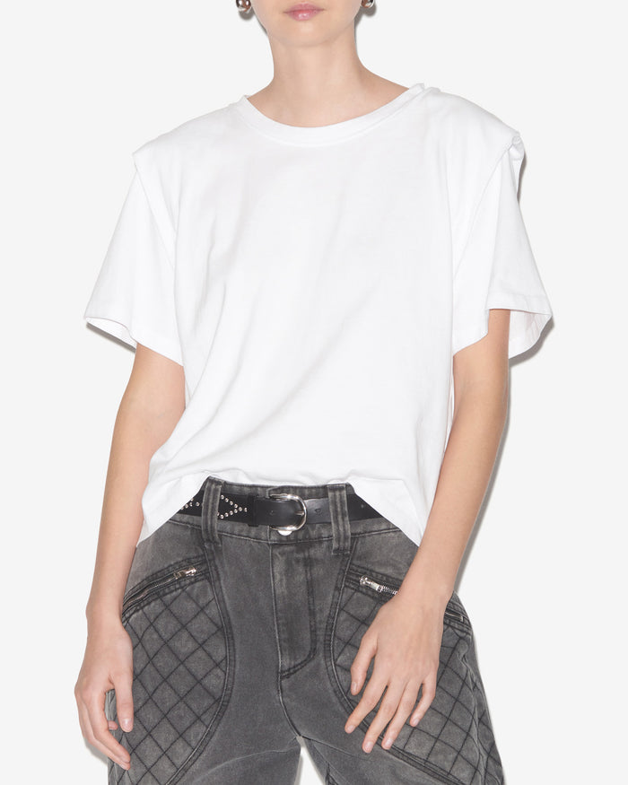 Isabel Marant T-Shirt Zelitos Femme Blanc