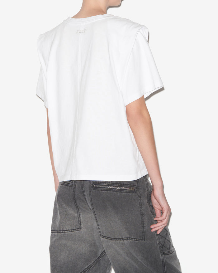 Isabel Marant T-Shirt Zelitos Femme Blanc
