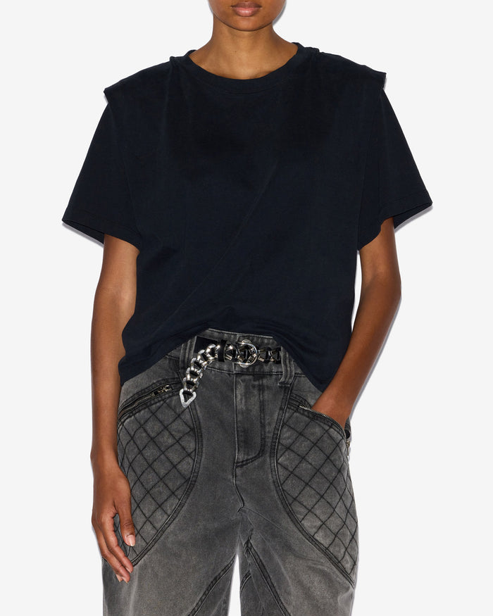 Isabel Marant T-Shirt Zelitos Femme Noir