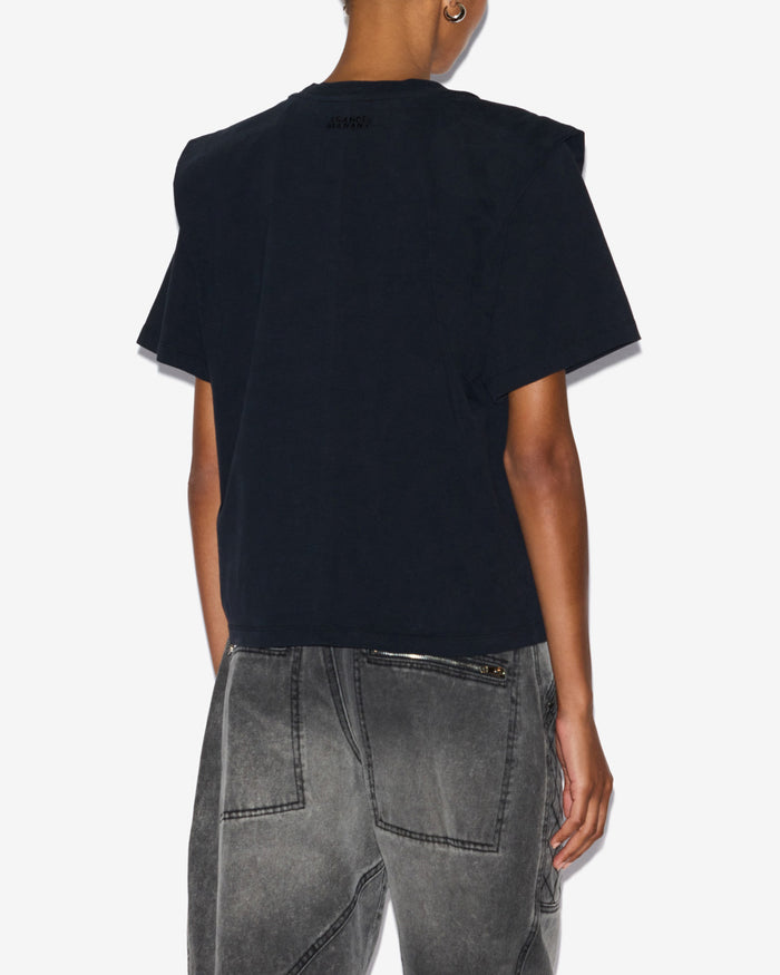 Isabel Marant T-Shirt Zelitos Femme Noir