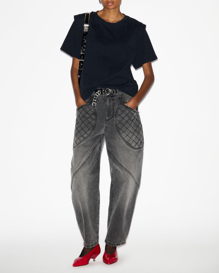 isabel marant T-Shirt Zelitos Femme noir