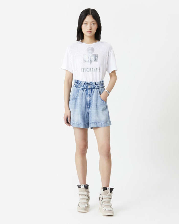 isabel marant T-Shirt Zewel Femme blanc