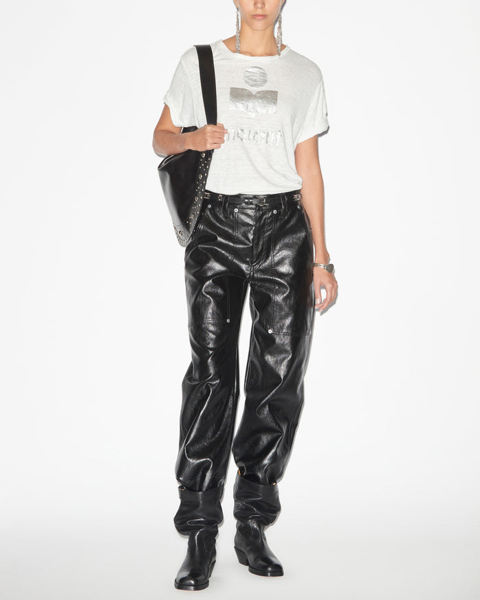 isabel marant T-Shirt Zewel Femme blanc