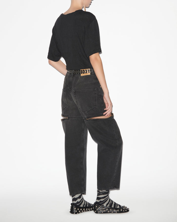 Isabel Marant T-Shirt Zewel Femme Noir