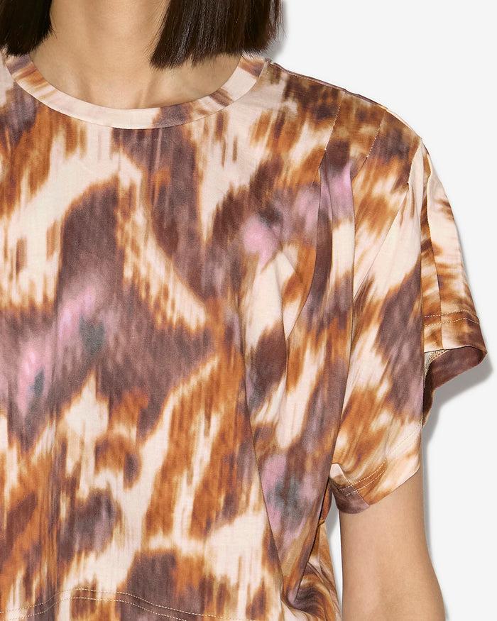 Isabel Marant T-SHIRT ZILIA Femme écru-ocre