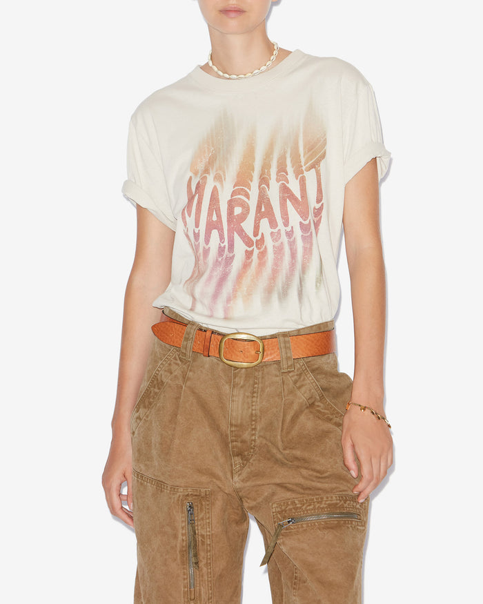 Isabel Marant T-SHIRT ZOELINE Femme écru